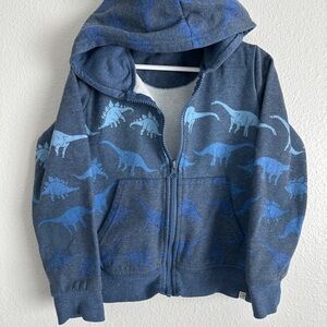 Sovereign Code Blue Dinosaur Print Hoodie